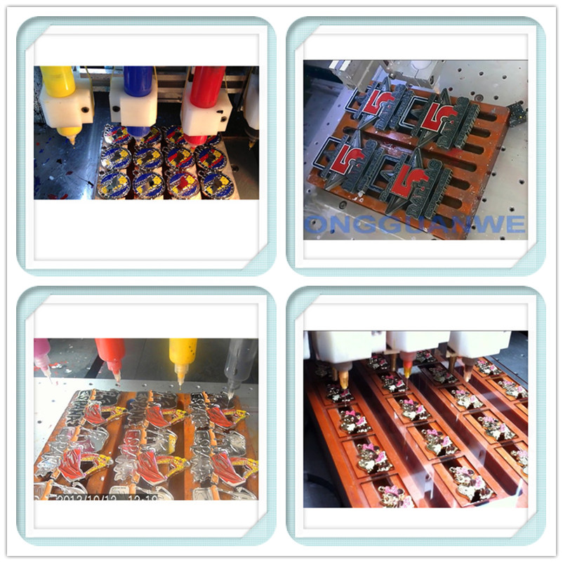 Enamelling Metal Dog Tag Automatic Injection Machine