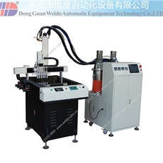 Weldo two component crystal dispensing machine