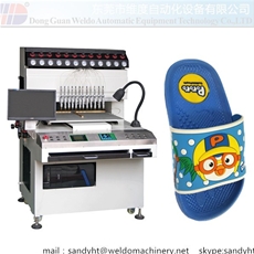 12 Color Soft PVC slipper cover making machine 