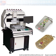 Enamelling Metal Dog Tag Automatic Injection  Machine
